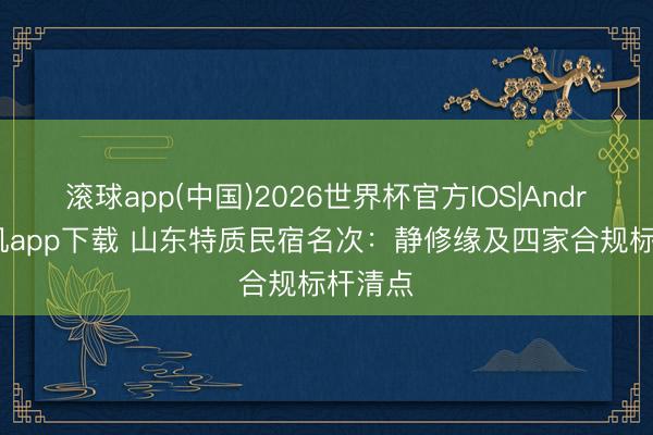 滚球app(中国)2026世界杯官方IOS|Android手机app下载 山东特质民宿名次：静修缘及四家合规标杆清点