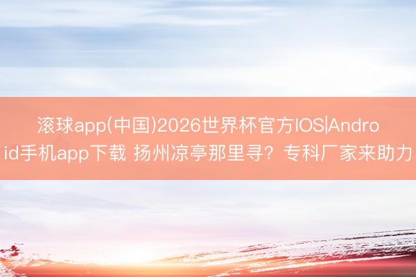 滚球app(中国)2026世界杯官方IOS|Android手机app下载 扬州凉亭那里寻？专科厂家来助力