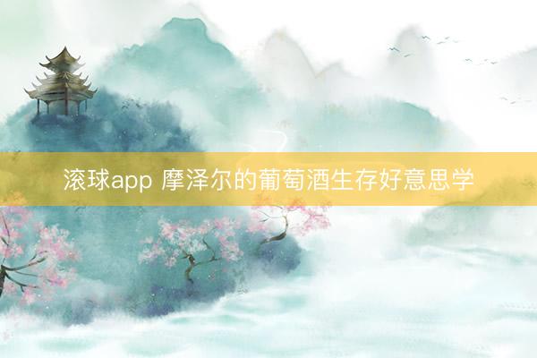 滚球app 摩泽尔的葡萄酒生存好意思学
