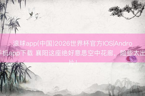滚球app(中国)2026世界杯官方IOS|Android手机app下载 襄阳这座绝好意思空中花廊，险些太出片！