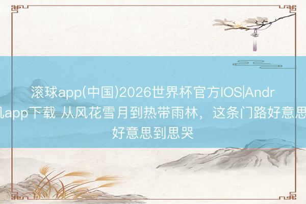 滚球app(中国)2026世界杯官方IOS|Android手机app下载 从风花雪月到热带雨林，这条门路好意思到思哭
