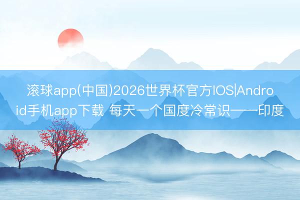 滚球app(中国)2026世界杯官方IOS|Android手机app下载 每天一个国度冷常识——印度
