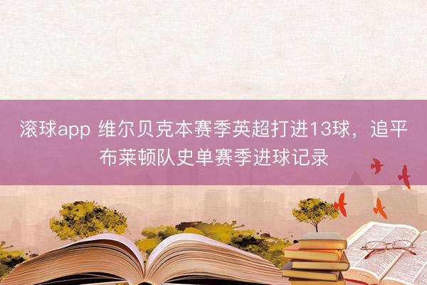 滚球app 维尔贝克本赛季英超打进13球，追平布莱顿队史单赛季进球记录